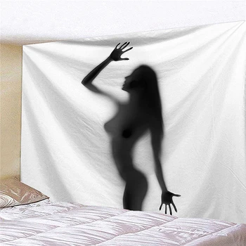 

Sexy Artistic Woman Silk Mesh Panties Ass Poster Background Hanging Cloth Tapestry Mural Curtain Banners Home Decoration d4