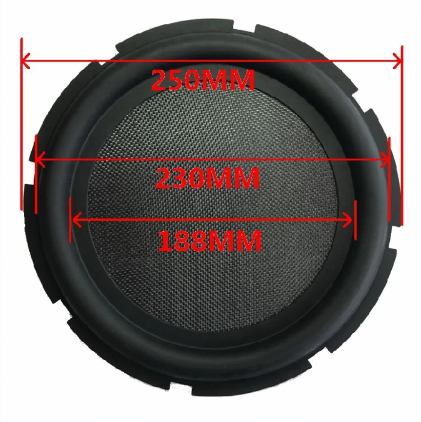 1pcs 10"inch bass radiator passive Speaker Bass radiation basin 250mm