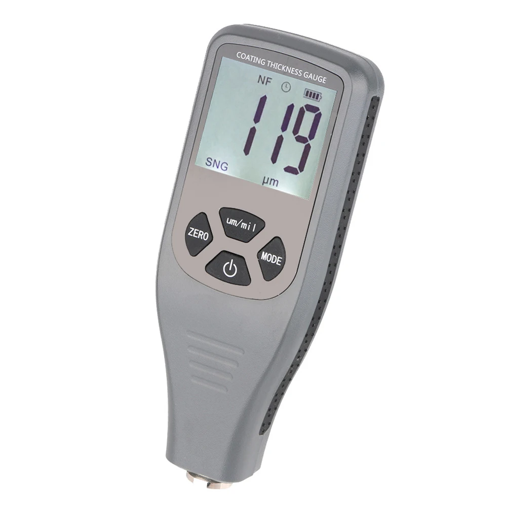 

RZ240 Fe NF Film Circuit Board Coating Thickness Gauge Instrument LCD Digital Display Mini Paint Meter Portable Tester Car