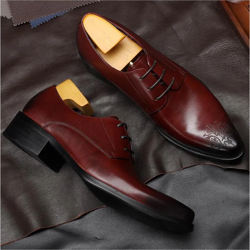 Sipriks Mens Wedding Shoes Pointed Derby Dress Shoe British Italian Handamde Business Career Gents Suit Social Leisure Flat