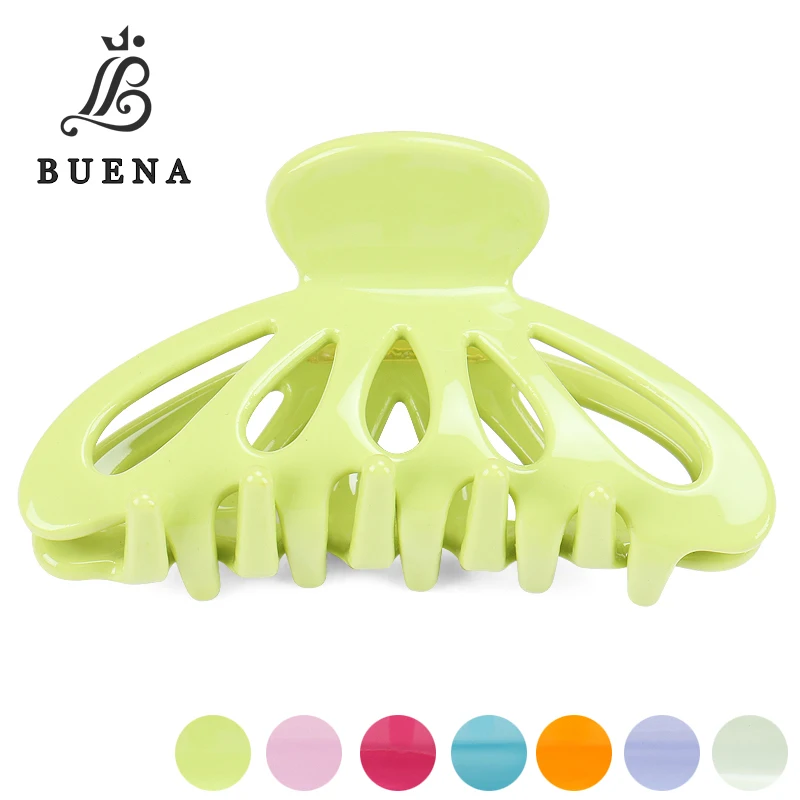 

High Quality Acetate Hair Claws African Large Size Hair Grip Simple Hollow-out Design Hair Grip for Women