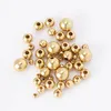 50pcs/lot 3/4/5/6/8mm Original Brass Spacer Beads Ball Loose Beads for Charms Bracelets Necklace Jewelry Making Components DIY ► Photo 3/6