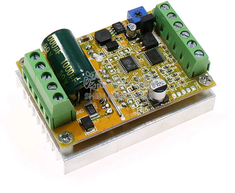 

BLDC Three-phase DC Brushless Hall-less Motor Controller Brushless Motor Electric Adjustment Drive Board PLC