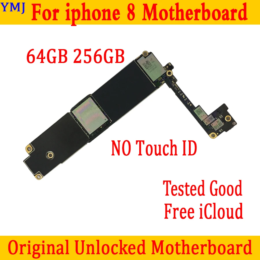 64GB 256GB 100% original for IPhone 8 motherboard