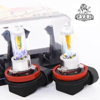 

2Pcs H11 12V 55W 3000K car bulb halogen fog lamp Car Yellow light Xenon Bright Quartz Glass Light Bulb
