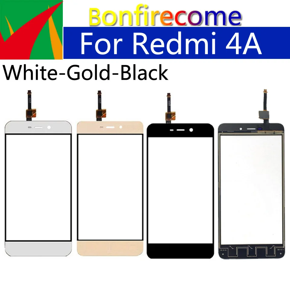 

10Pcs\lot Touchscreen For Xiaomi Redmi 4A Redmi4A Touch Screen Panel Sensor LCD Display Glass Lens Panel Touchscreen Digitizer