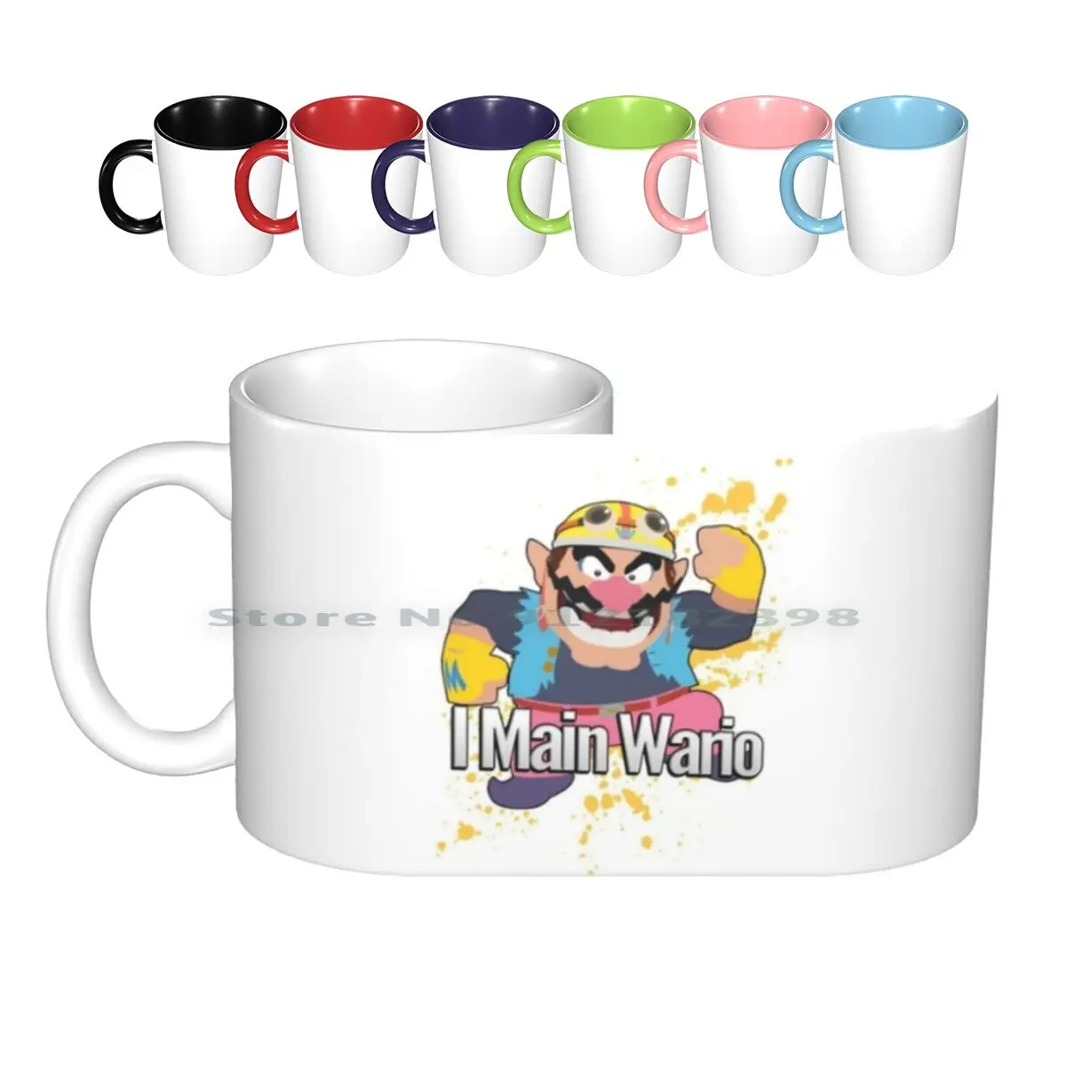I Main Wario-Super Smash Bros. Tazze In Ceramica Tazze Da Caffè Tazza Da Tè Al Latte Super Smash Bros Per Wii U Ssb Melee 3Ds Wii U Link