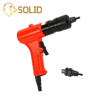 

Pneumatic Tool 1/4'' Handheld Air Rivet Gun Pneumatic Tools Stainless Steel Plate Riveting 215X190X43mm 600rpm