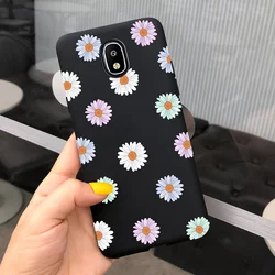 Stylish Painted Soft Silicone Cover Case - TPU Protective s Capa for J7 Pro (Black 2027)