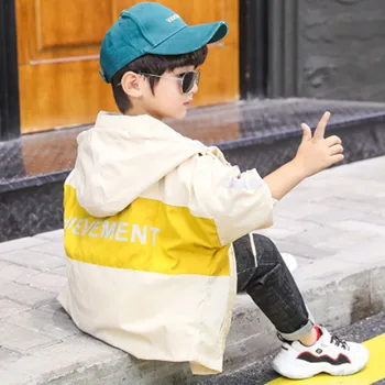 

new Baby Kids Boys autumn cotton jackets kids boys children's Clothing Kids Baby Boys spring Children's hooded jackets 7122