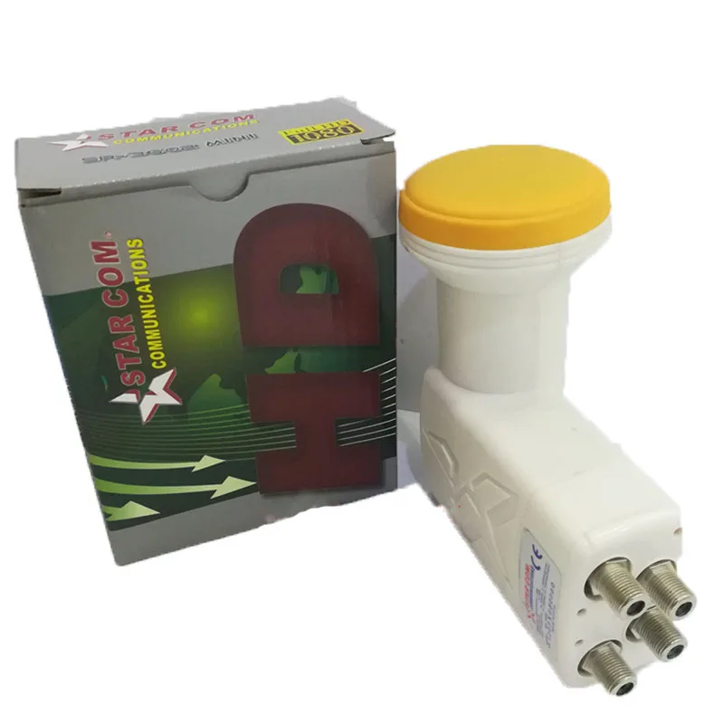 Универсальный цифровой спутник Quad LNB SR 4604 MINI HD 4 выхода дБ LNBF Full KU Band Выход