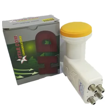 

Universal Quad LNB SR 4604 MINI HD Digital Satellite 4 outputs 0.1db LNB LNBF Full HD Digital KU Band 4 Output LNB LNBF