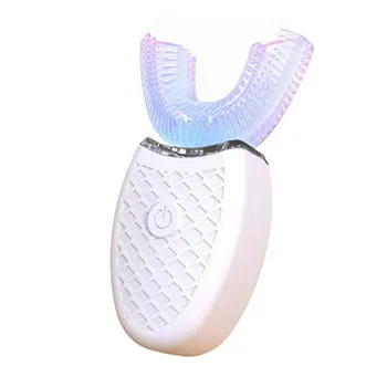 

U-shaped beauty instrument automatic mouth containing electric lazy toothbrush charging ultrasonic vibration brightening tool