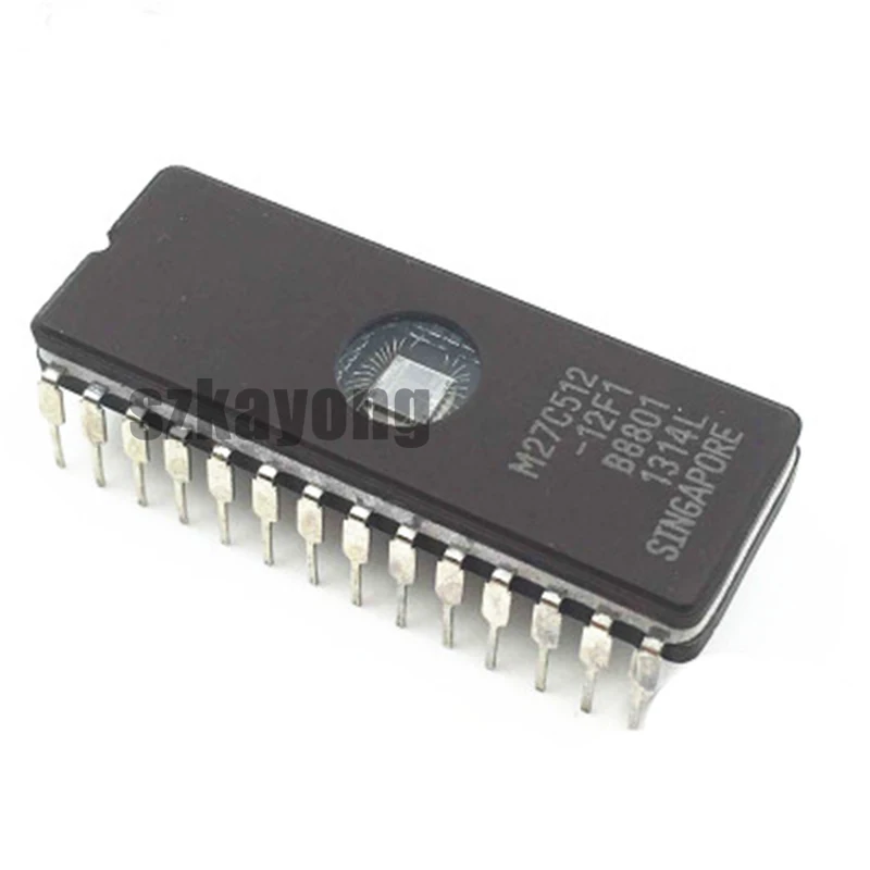 5 шт./лот ST M27C512-12F1 M27C512-10F1 27C512 DIP-28 блоки EPROM чипы Водительская подушка безопасности