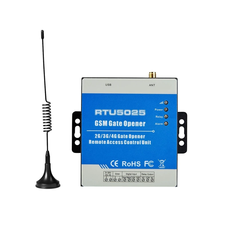 Беспроводной Открыватель ворот RTU5025 GPRS 4G Lte для ворот/барьера/затвора/гаража