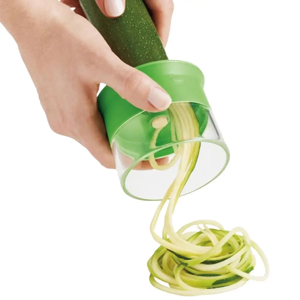 Hand-held Spiral Grater Cutter Vegetable Spiralizer Durable Kitchen Slicer for Fruits Vegetables | Дом и сад