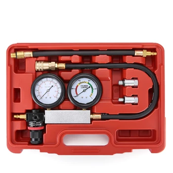 

Hot Car Cylinder Leakage Tester Meter Kit Universal Pressure Gauge Diagnostic Inspection For Auto Internal Engine Problems