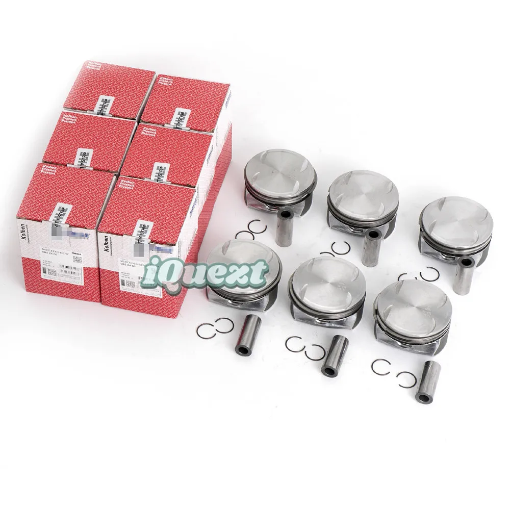 

6x Piston & Ring 92.9mm Φ22mm for Mercedes-Benz CLK350 C350 E350 GLK350 M272 3.5L 3498CC 4.7L 4663CC Naturally Aspirated Engine