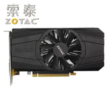ZOTAC-tarjeta gráfica GTX 1050Ti 4GD5, tarjeta de vídeo de 128bit GDDR5 para NVIDIA GeForce GTX serie 10 GTX1050Ti, 4GB de tarjetas HDMI DVI usadas