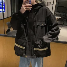 Мужская куртка; сезон весна-осень; Новинка года; стильная куртка в Корейском стиле для студентов; Осенняя рабочая одежда для подростков; верхняя одежда