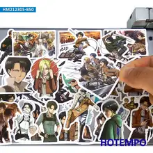 

50pcs Advancing Titan Attacking Giant Cool Anime Sticker for Guitar Phone Laptop Skateboard Bike Motorcycle Car Cartoon Stickers