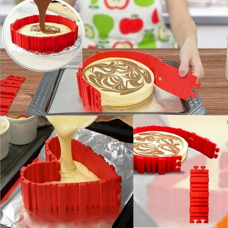 

Silicone Cake Mold 4 Pieces Multi-style DIY Puzzle Baking Cake Mold Interesting Design Pattern Kitchen Aid Accessories Stocked