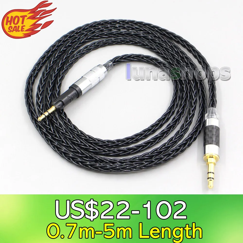 Ln006585 4.4mm Xlr 2.5mm 8 Core Silver Plated Occ Earphone Cable For