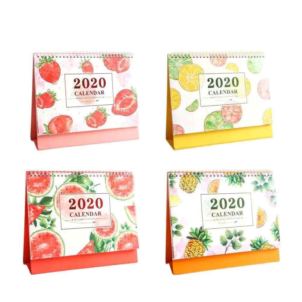 

2020 Desk Calendar Desktop Note Calendar Desk Coil Calendar DIY Memo Pad Weekly Planner Monthly Agenda Organizer