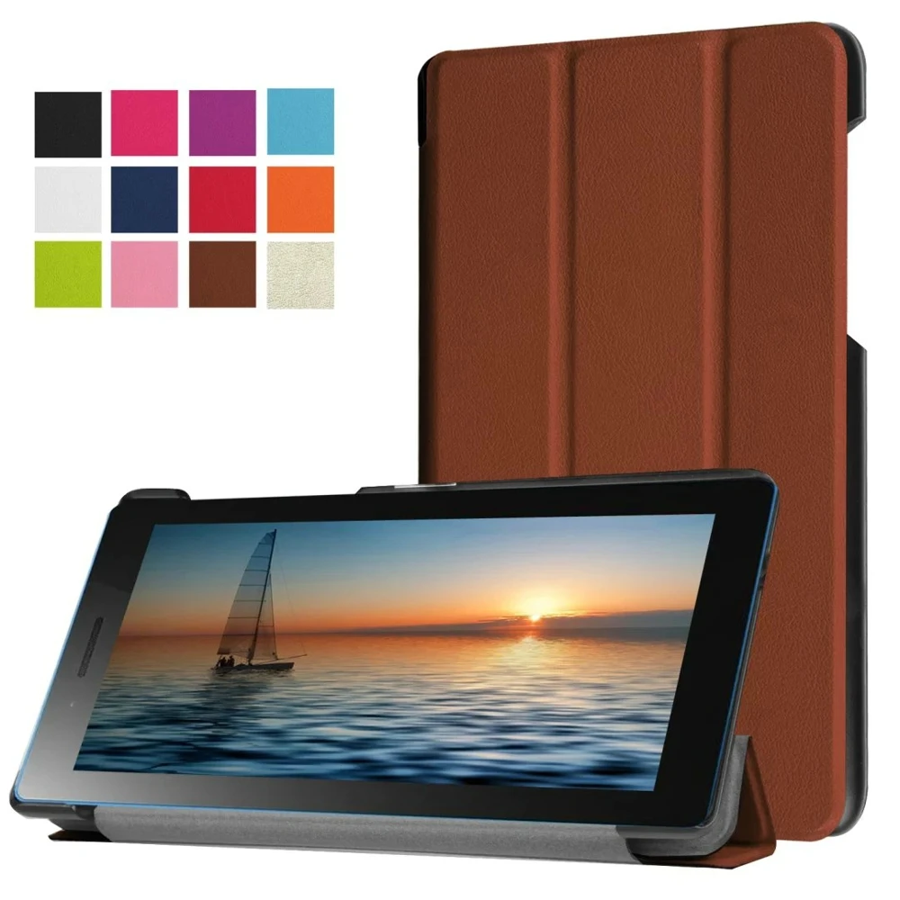 Ультратонкий Магнитный чехол-книжка с подставкой для lenovo Tab 3 730 730F 730M 730X7 0 tablet Funda