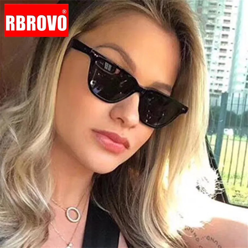 RBROVO 2020 Модные Простые солнцезащитные очки для женщин дизайнерские роскошные