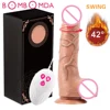 Realistic Dildo Vibrators Remote Control Telescopic Swing Vibrating Dildo Female Masturbation Penis Sex Toys For Women Sex Shop 1
