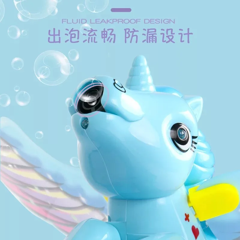 Douyin Celebrity Style Electric Dolphin Bubble Machine Bubble Gun Stick Toy Leak-Proof Water Network Red Camera Bubble Machine M