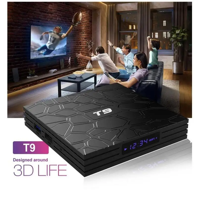 Приставка Android 8,1 4 ГБ 32 ГБ/64 Гб смарт-бокс Rockchip Youtube плеер 4K RK3328 для Google 1080P медиа Netflix H.265 Play D6F2