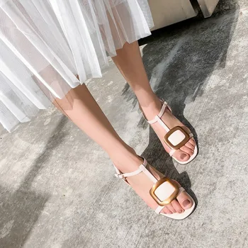 

Big Size 8 Transparent heel high heels sandals women shoes woman summer ladies