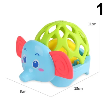 

Soft Baby Rattle Children Cartoon Hand Bell Teether Educational Toys M09