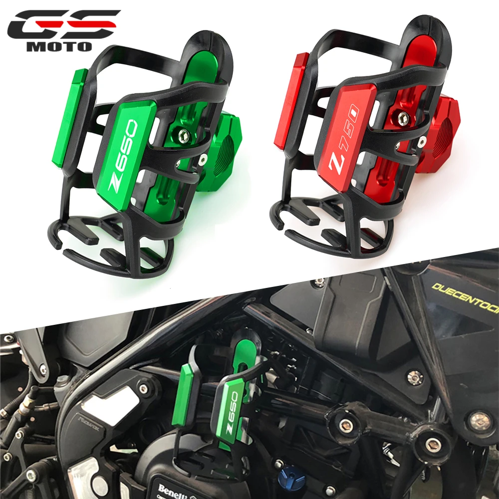 

For Kawasaki Z650 Z750 Z750S Z750R 750S 750R Z 650 750 Moto Bike Beverage Bottle Cage Water Drink Cup Holder Sdand Accessories