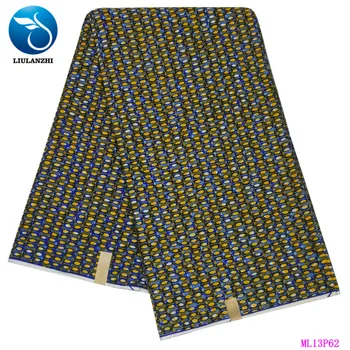 

LIULANZHI african wax fabrics high quality cotton batik fabric wax prints ankara for wedding 6yards ML13P55-ML13P65