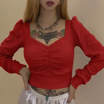 

women sweaters and pullovers cute sexy knitted sweater Polyester Office Lady Computer Knitted V-Neck Full Short Pullovers