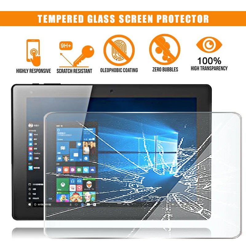 

For Chuwi HI10 Tablet Tablet Tempered Glass Screen Protector Scratch Resistant Anti-fingerprint HD Clear Film Cover