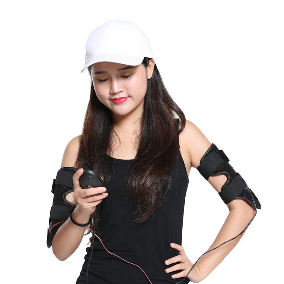 Electric Smart rechargeable EMS arm slimming belt calf Arm Exerciser Weight Loss Slimming Tens low frequence Intensive Massager muscle stimulator weight loss