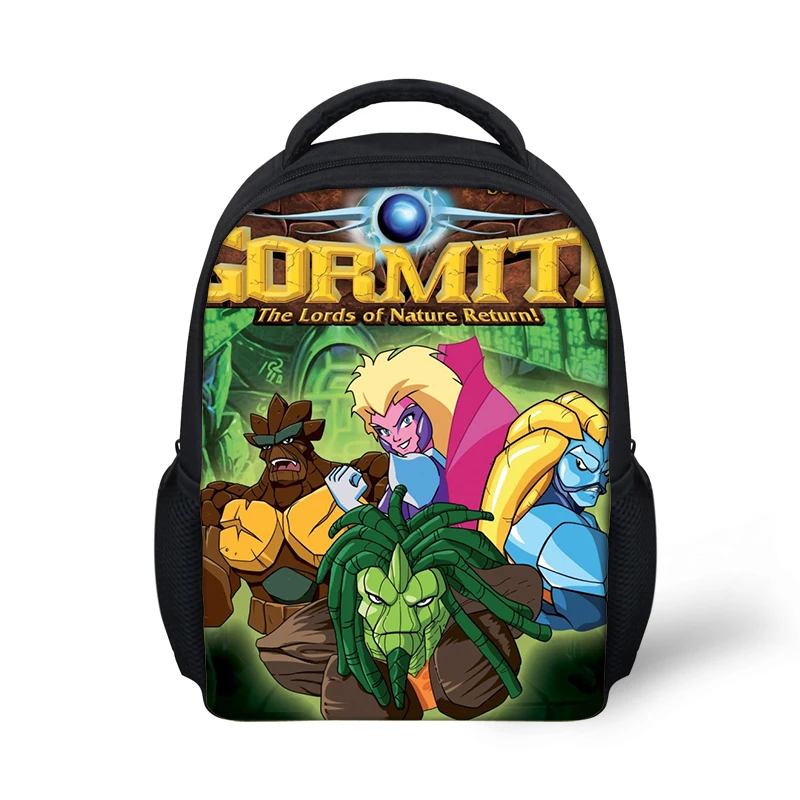 Gormiti 3D Print Small School Bag For Baby Boy Girls Toddler Backpack Children Kid Kindergarten Cartoon Bookbag Mini Daypack - Цвет: CDGX2139F