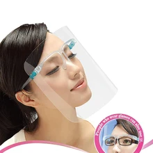 Anti-splash Face Shield Transparent Goggles Screen Mask Visor Eye Protection Glasses Anti-fog Protective Face Mask Kitchen Tools