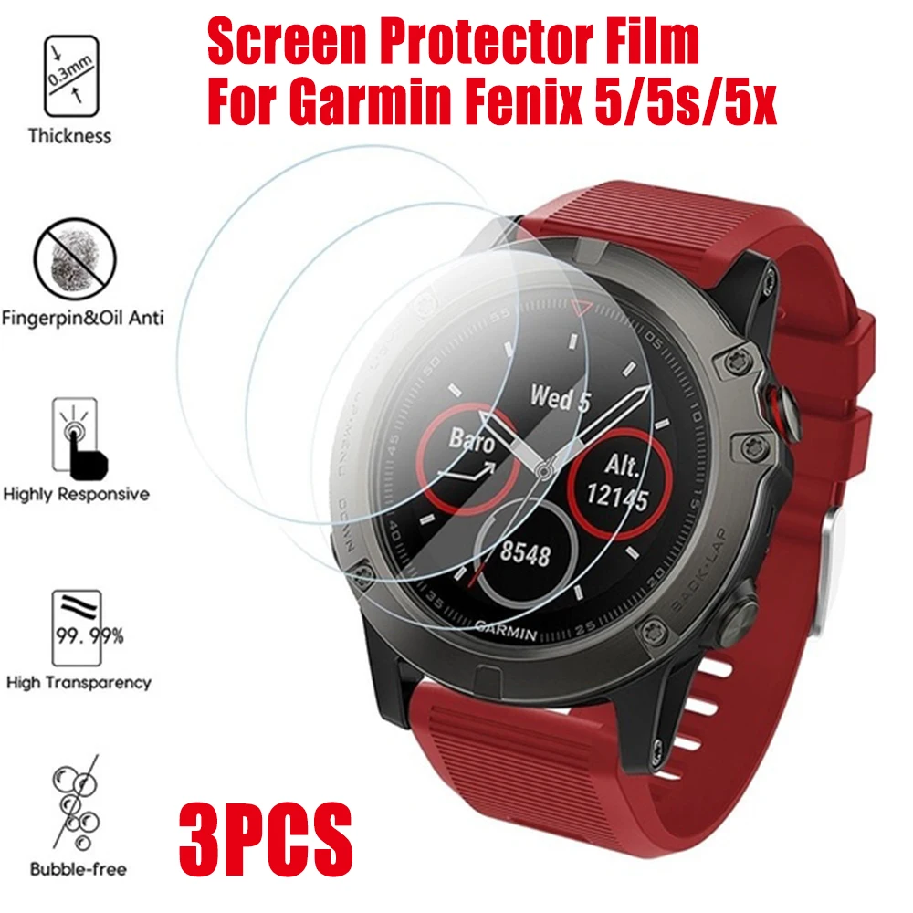 

Tempered Glass Screen Protector Film Guard For Garmin Fenix 5 5S 6S 6X6 Pro YO