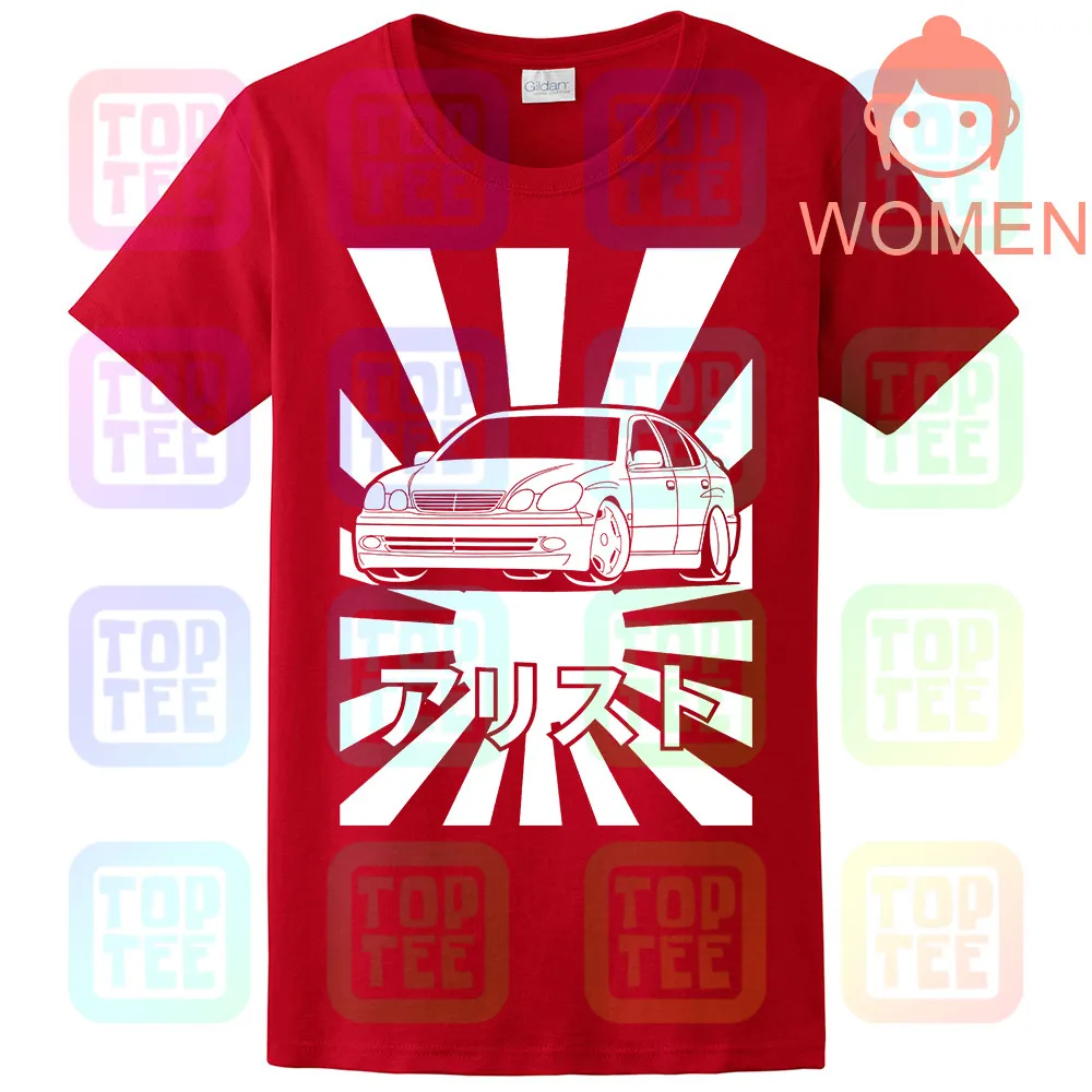 GT-shirt Toyota Aristo JZS161 футболка - Цвет: Women Red