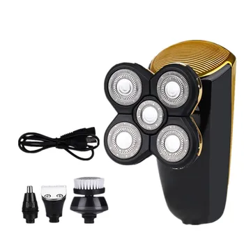 

Multifunction Men Electric Shaver For Men Hair Trimmer Rechargeable 3D Floating Head Five-Blade Razor Shaving Machine