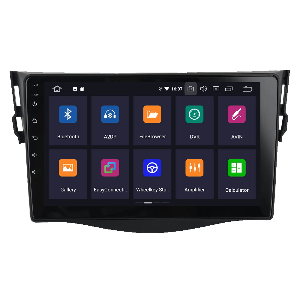 Perfect RoverOne For Toyota RAV4 2009-2012 Android 9.0 Autoradio Car Multimedia Player Bluetooth Radio GPS Navigation Head Unit NO DVD 1