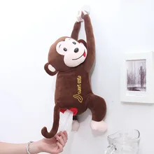 Креативная бумажная салфетка с мультяшной обезьянкой для дома и офиса, держатель для салфеток с животными, портативная бумажная коробка 912