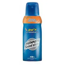 Дезодорант-аэрозоль «Активный день» Mennen Speed Stick 24/7 24/7, 150 мл