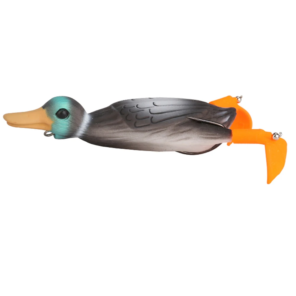 

1 Pcs Fishing Lure Top Water Duck Frog Fishing Lure 18.5g 10cm 3D Eyes Simulation Floating Artificial Baits Bass Snakehead