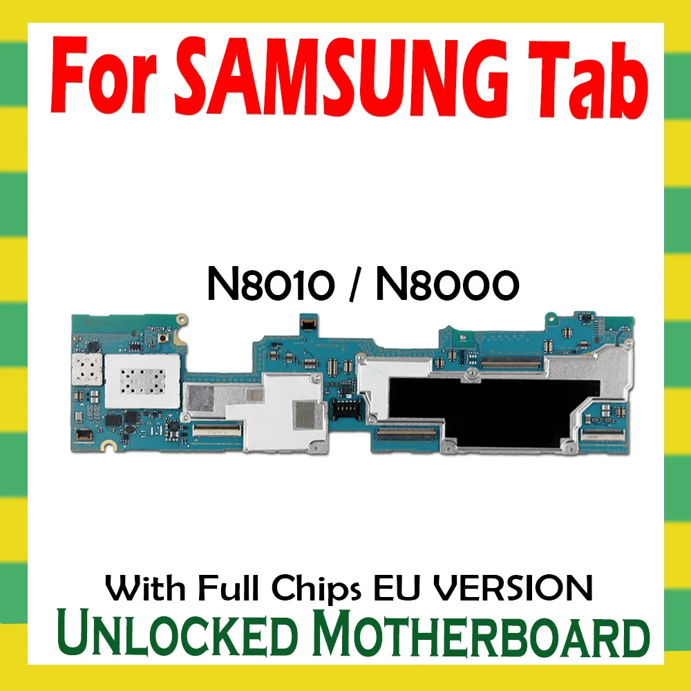 Разблокированная материнская плата для Samsung Galaxy Tab Note 9. 0 N8010 N8000 планшет WLAN сотовая